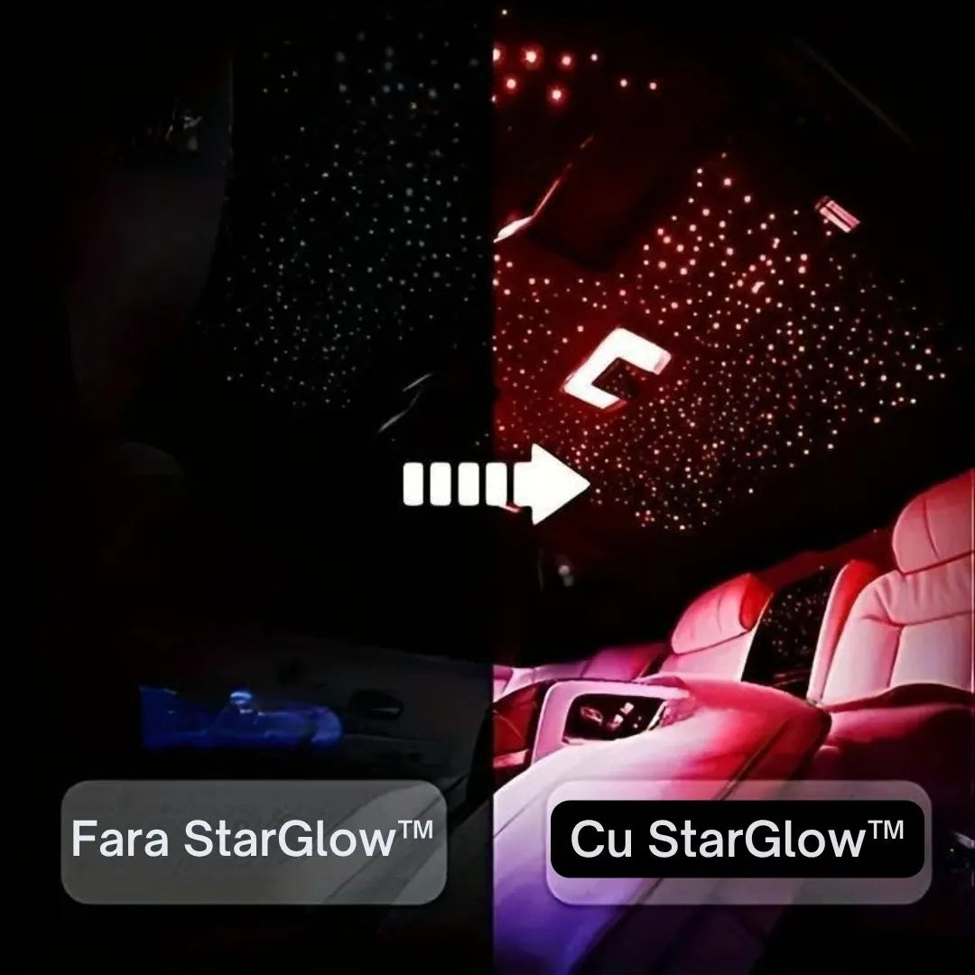 Încărcător Auto 4in1 + LED Stele Plafon - StarGlow™