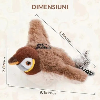 🐦 Jucărie cu Sunet și Mișcare – Fluffy™