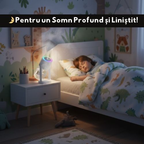 🌌 Umidificator & Proiector Laser – Lumo™