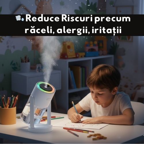 🌌 Umidificator & Proiector Laser – Lumo™