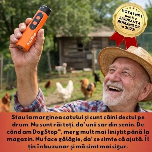 Dispozitiv de Siguranță cu Ultrasunete – DogStop™