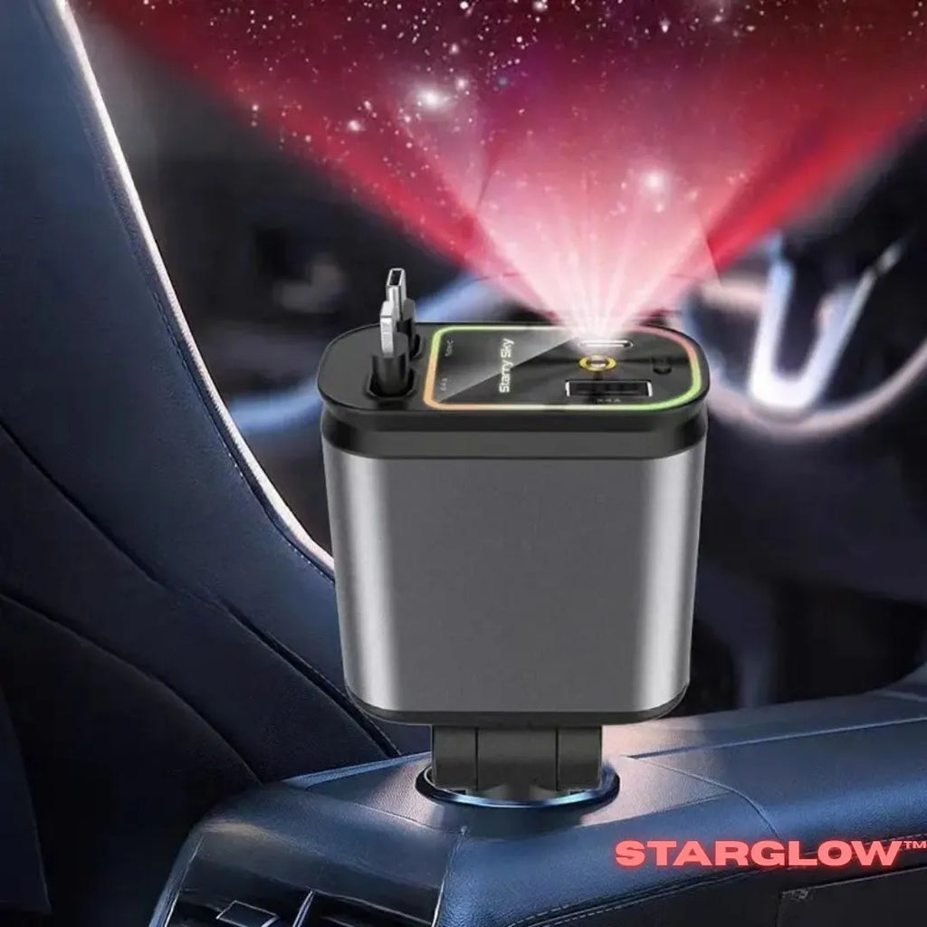 Încărcător Auto 4in1 + LED Stele Plafon - StarGlow­™