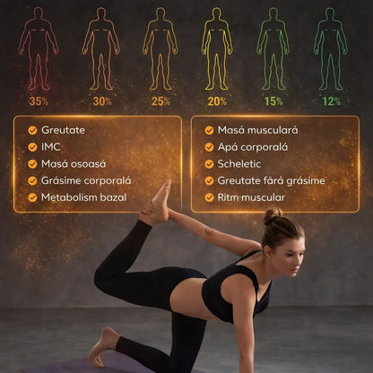Cântar cu Aplicație de Analiză Corporală - SmartFit™