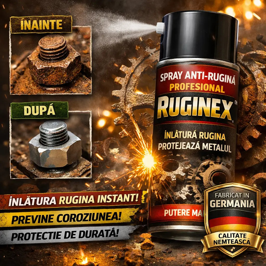 1 LITRU de Spray Anti-Rugină Profesional - Ruginex™