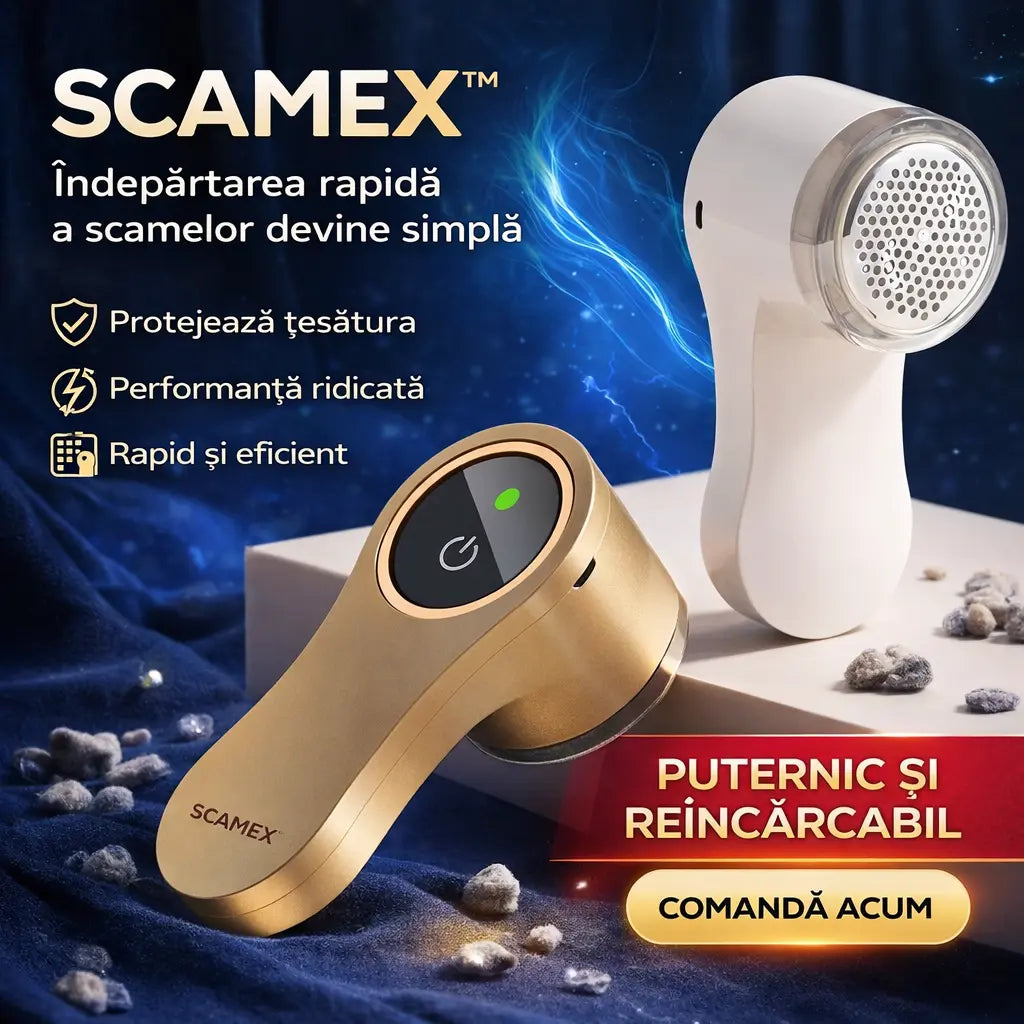 Aparat Electric pentru Curățarea Scamelor – Scamex™