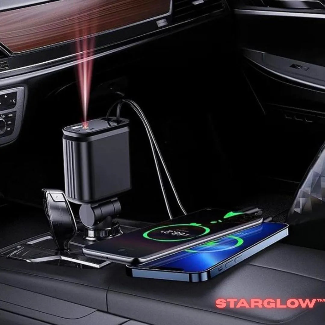 Încărcător Auto 4in1 + LED Stele Plafon - StarGlow­™