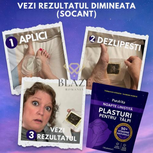 Plasturi Detoxifiere pentru Tălpi - PuraVita™