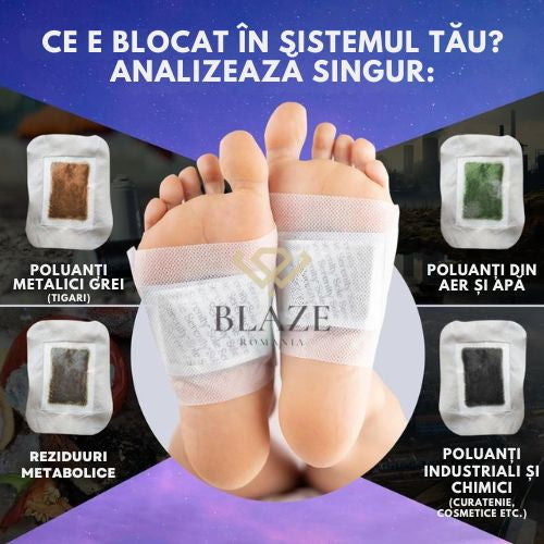 Plasturi Detoxifiere pentru Tălpi - PuraVita™