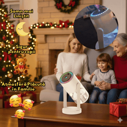 🌌 Umidificator & Proiector Laser – Lumo™