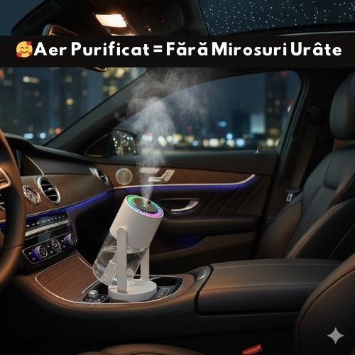 🌌 Umidificator & Proiector Laser – Lumo™