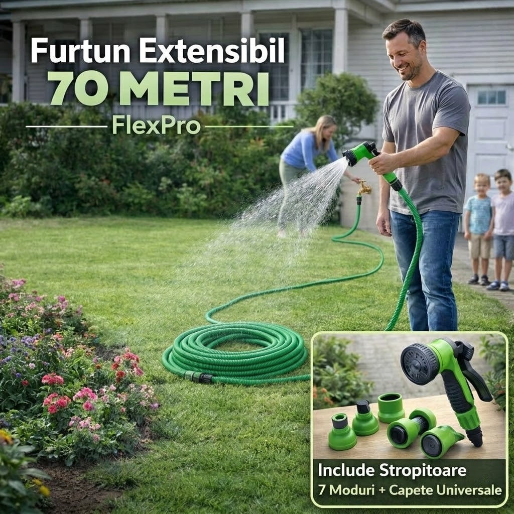 Furtun Extensibil 70 METRI - FlexPro™